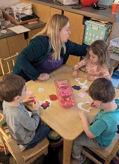 Group of students working together